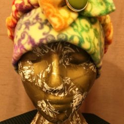 Paisley Bow Fleece Hat