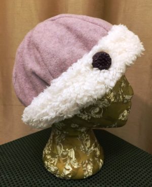 Lavender Fleece Hat - Image 2