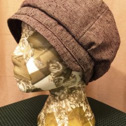 Brown Tweed Cloche