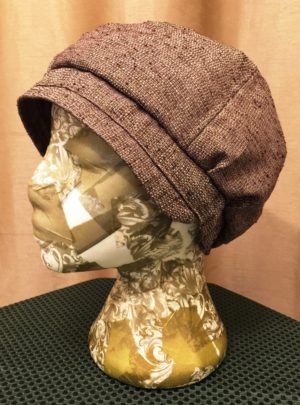 Brown Tweed Cloche