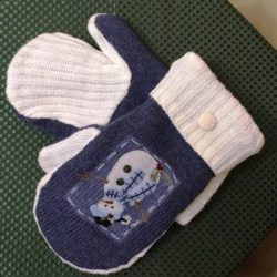 Snowman Mittens