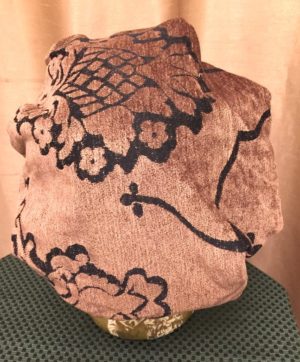 Brown & Black Velvet Newsboy Hat - Image 5
