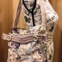 Icy Blue Padded Bag