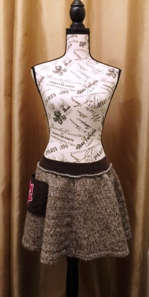 Brown Sweater Skirt