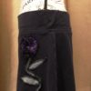 Black Skirt with Purple Flower - Image 4