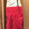 Red Knit Skirt with Roses - Image 4
