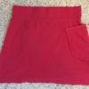 Red Knit Skirt with Teal Flower - Image 6