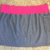 Grey Skirt with Flower Accent - Image 2