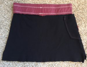 Black Skirt with Rose Colored Waistband - Image 4