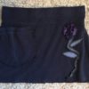 Black Skirt with Purple Flower - Image 2