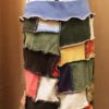 Patchwork Skirt with Blue Waistband - Image 3