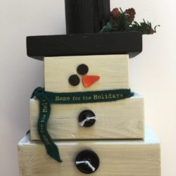 Wooden Snowman