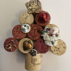 Wine Cork Christmas Tree Snowman