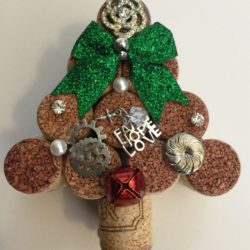 Wine Cork Christmas Tree Faith