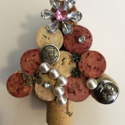 Wine Cork Christmas Tree Snowflake