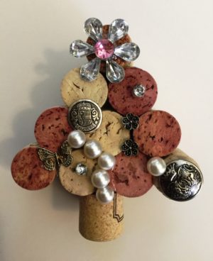 Wine Cork Christmas Tree Snowflake