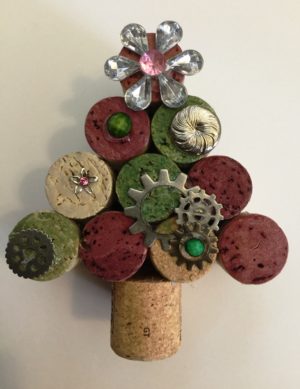 Wine Cork Christmas Tree Gears