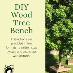 DIY Wood Tree Bench Plans