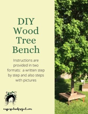 DIY Wood Tree Bench Plans