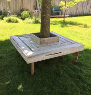 DIY Wood Tree Bench Plans - Image 2