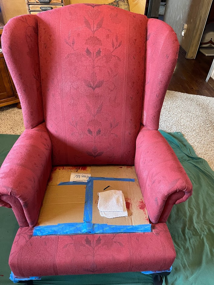 Upholstery Installing Decorative Tacks In A Wingback Chair 