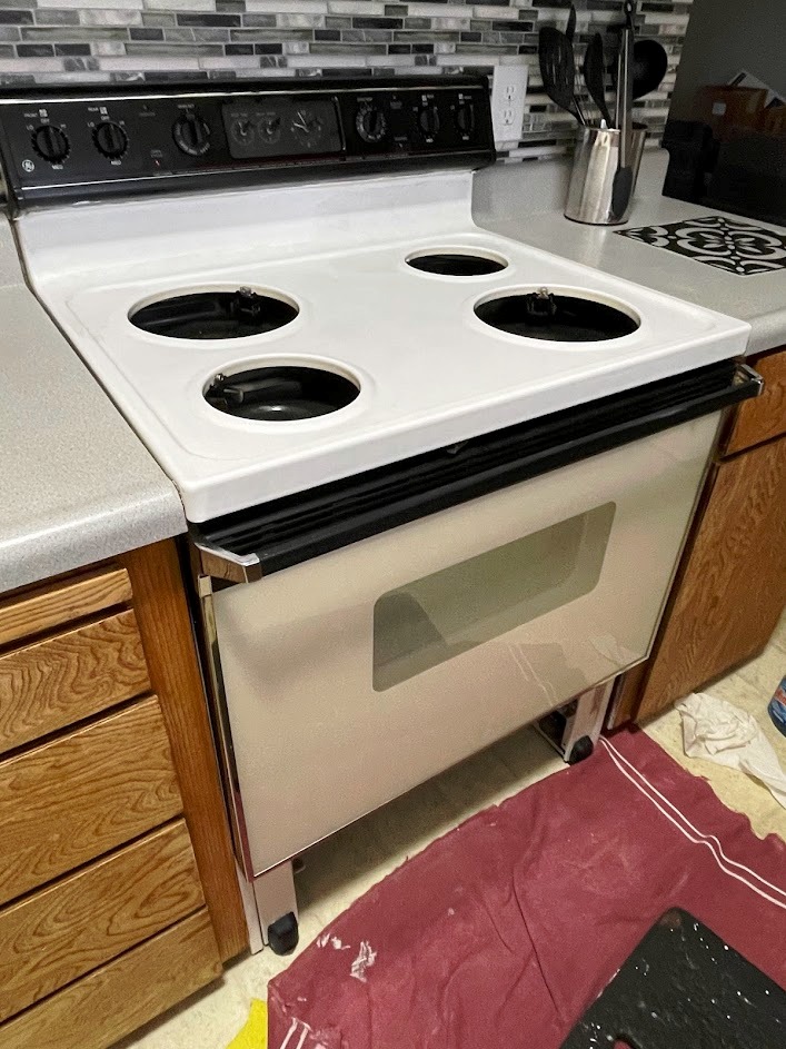 White appliance paint for stoves discount